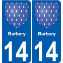 27 Léry coat of arms sticker plate stickers city