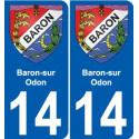 27 Léry stemma adesivo piastra adesivi città