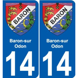 14 Léry blason autocollant plaque stickers ville