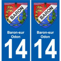 27 Léry stemma adesivo piastra adesivi città