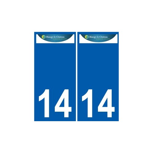 14 Léry logo autocollant plaque stickers ville