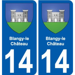 27 Léry coat of arms sticker plate stickers city