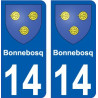 27 de Léry escudo de armas de la etiqueta engomada de la placa de pegatinas de la ciudad