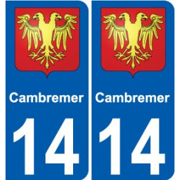 14 Léry blason autocollant plaque stickers ville
