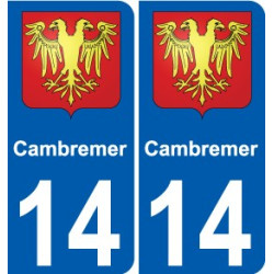 27 Léry coat of arms sticker plate stickers city