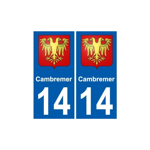 14 Léry blason autocollant plaque stickers ville