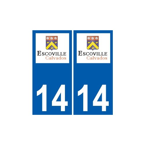 14 Léry logo autocollant plaque stickers ville