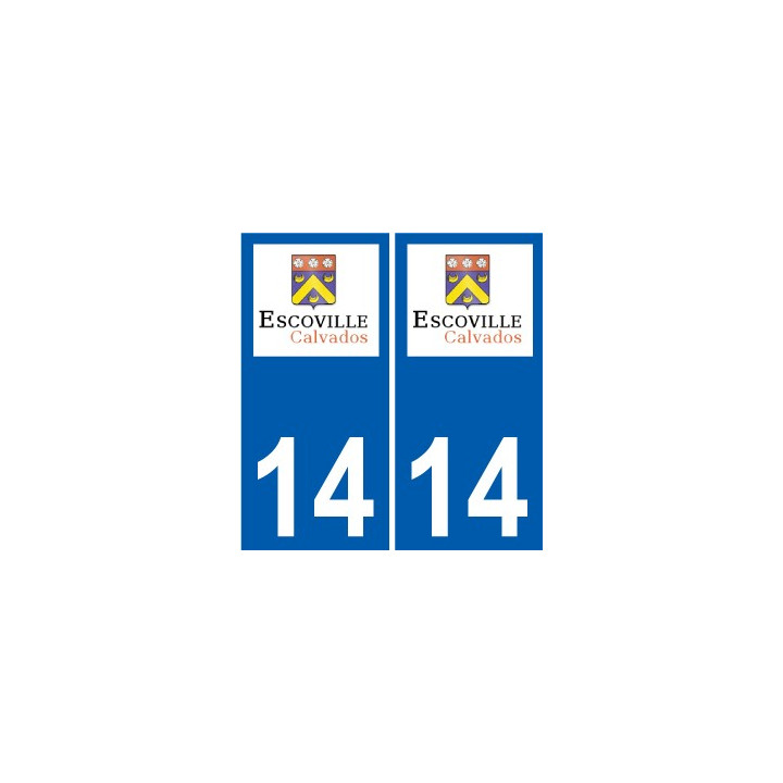 14 Léry logo autocollant plaque stickers ville