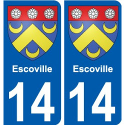 27 Léry coat of arms sticker plate stickers city