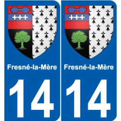 27 Léry coat of arms sticker plate stickers city