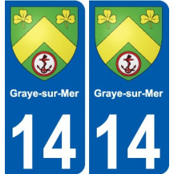 27 Léry coat of arms sticker plate stickers city