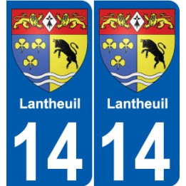 14 Léry blason autocollant plaque stickers ville