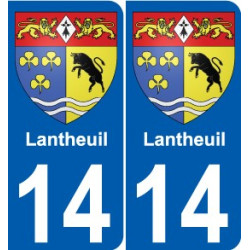 27 Léry coat of arms sticker plate stickers city