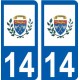 27 Léry logo sticker plate stickers city