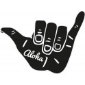 Shaka Aloha sticker adhesive sticker 