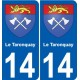 27 Léry wappen aufkleber typenschild aufkleber stadt