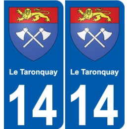 27 Léry coat of arms sticker plate stickers city