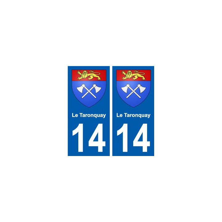14 Léry blason autocollant plaque stickers ville