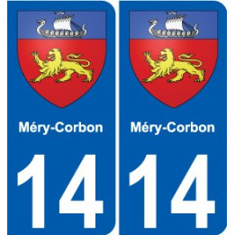 27 Léry coat of arms sticker plate stickers city