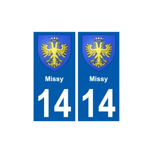 14 Léry blason autocollant plaque stickers ville