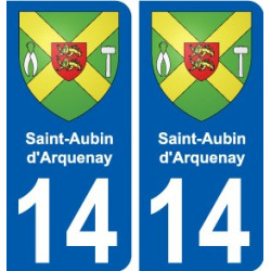27 Léry coat of arms sticker plate stickers city