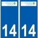27 de Léry logotipo de la etiqueta engomada de la placa de pegatinas de la ciudad