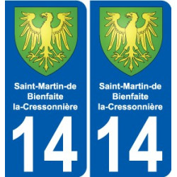 27 Léry coat of arms sticker plate stickers city