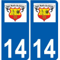 27 Léry logo sticker plate stickers city