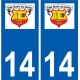 27 Léry logo sticker plate stickers city