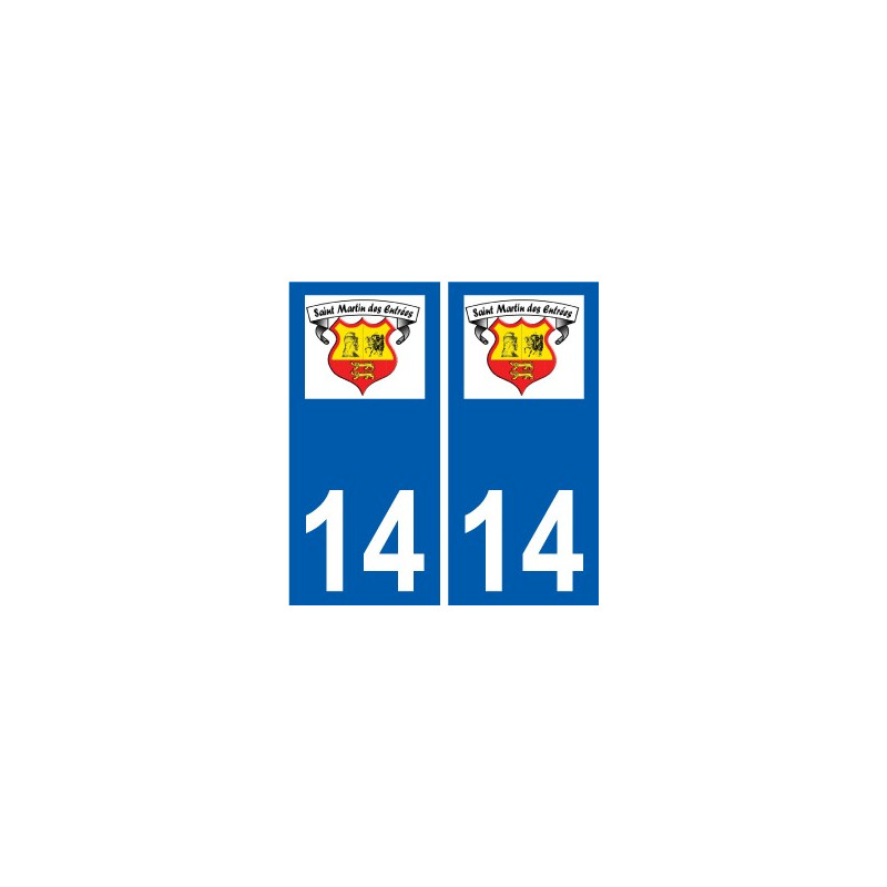 14 Léry logo autocollant plaque stickers ville