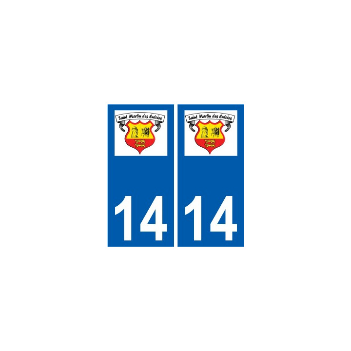 14 Léry blason autocollant plaque stickers ville
