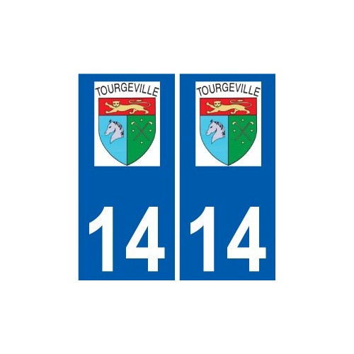 14 Léry logo autocollant plaque stickers ville