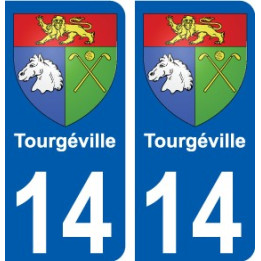 14 Léry blason autocollant plaque stickers ville