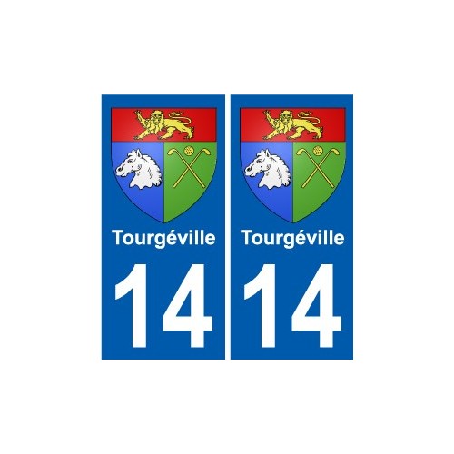 14 Léry blason autocollant plaque stickers ville