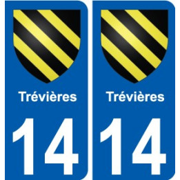 14 Léry blason autocollant plaque stickers ville