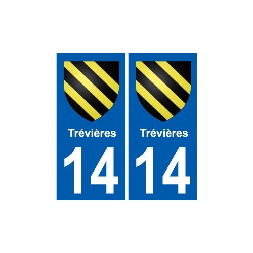 14 Léry blason autocollant plaque stickers ville