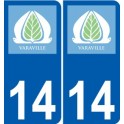 14 Léry logo autocollant plaque stickers ville