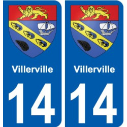 27 Léry coat of arms sticker plate stickers city