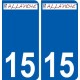15 Léry logo autocollant plaque stickers ville