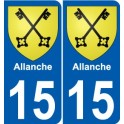 27 Léry coat of arms sticker plate stickers city