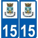 27 de Léry logotipo de la etiqueta engomada de la placa de pegatinas de la ciudad
