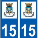 15 Léry logo autocollant plaque stickers ville