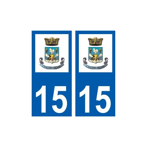 15 Léry logo autocollant plaque stickers ville