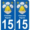 15 Léry blason autocollant plaque stickers ville