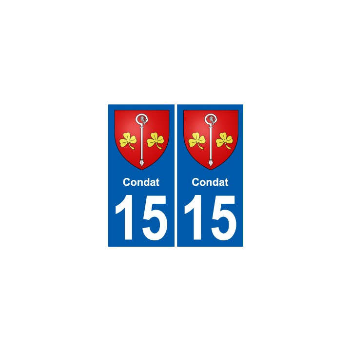 15 Léry blason autocollant plaque stickers ville