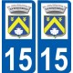 15 Léry logo autocollant plaque stickers ville