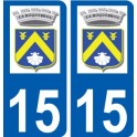 27 de Léry logotipo de la etiqueta engomada de la placa de pegatinas de la ciudad
