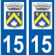 15 Léry logo autocollant plaque stickers ville