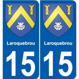 15 Léry blason autocollant plaque stickers ville