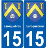 27 Léry coat of arms sticker plate stickers city